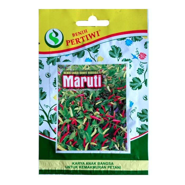 (:(:(:(] Benih Bibit Cabe Maruti 60 biji Cabai Rawit Hibrida F1 Pertiwi Merah