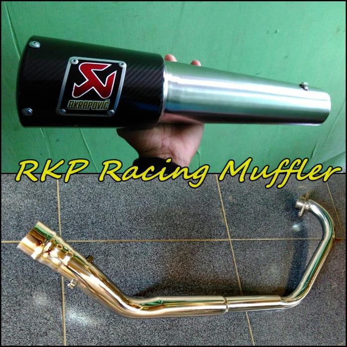Knalpot Akrapovic Gard Carbon Full System Untuk Motor R15