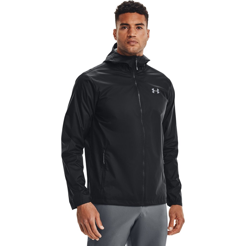 UA Storm Forefront Men's Rain Jacket - Black