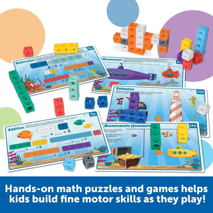 Learning Resources MathLink Cubes Kindergarten Math: Sea Adventures