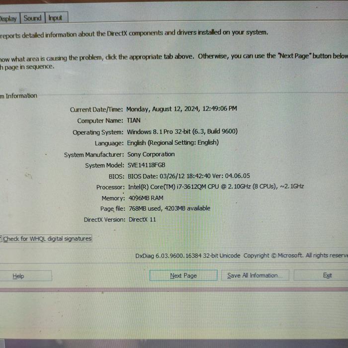 prosesor core i7 laptop - 01/26