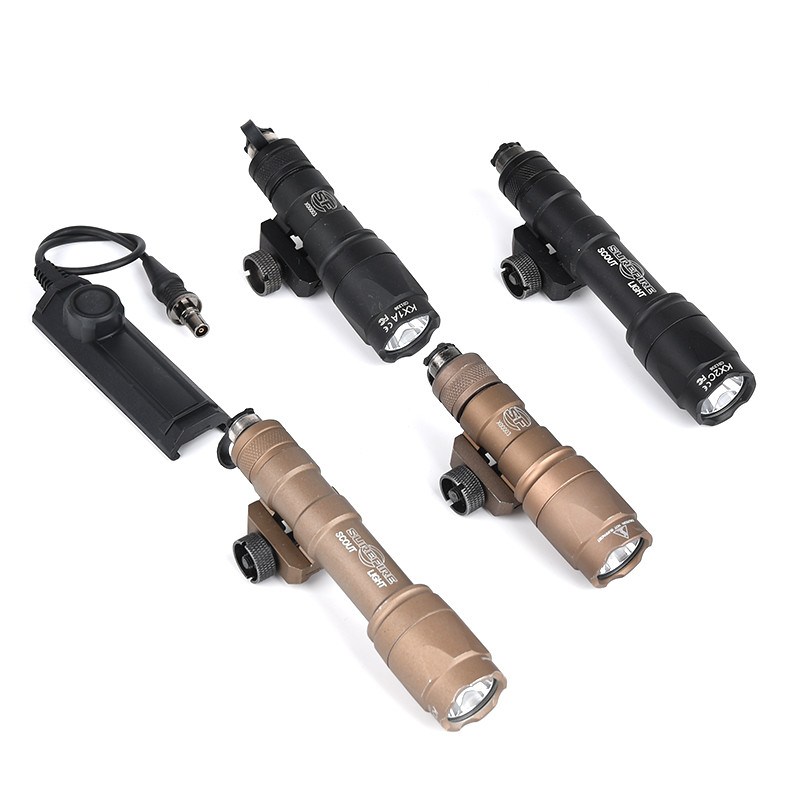 Tactical Surefire M300 M600B M600C Gun Light Picatinny Rail Compatible Flashlight Scout Light Pistol