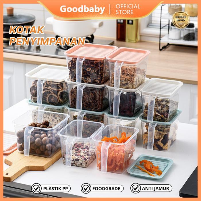Kotak Kontainer Makanan Kecil - Kotak Penyimpanan Kulkas Container Storage Box Serbaguna - Container