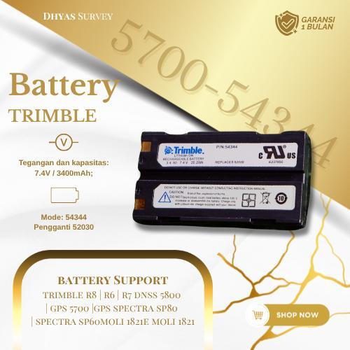 Battery GPS Trimble 5700 5800 Battre GPS RTK GNSS Trimble R6 R7 R8 54344 7.4V 3400mAh Garansi 1