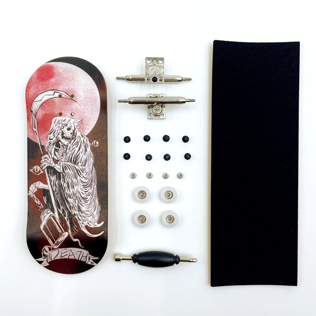 34mm Fingerboard Set Professional Wooden Deck Single Axle Truck CNC Wheels Complete Mini Finger