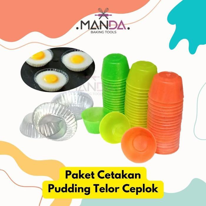 paket cetakan puding telur ceplok