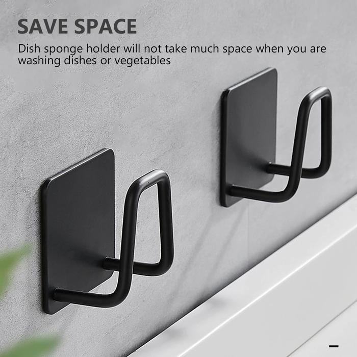 SUPERMALL Hook Stainless - Hook Dinding / Gantungan Dinding Tempel - U