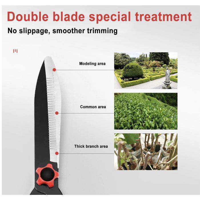 Kodenki Gunting Pagar Rumput Tanaman Dahan Gagang Plastik