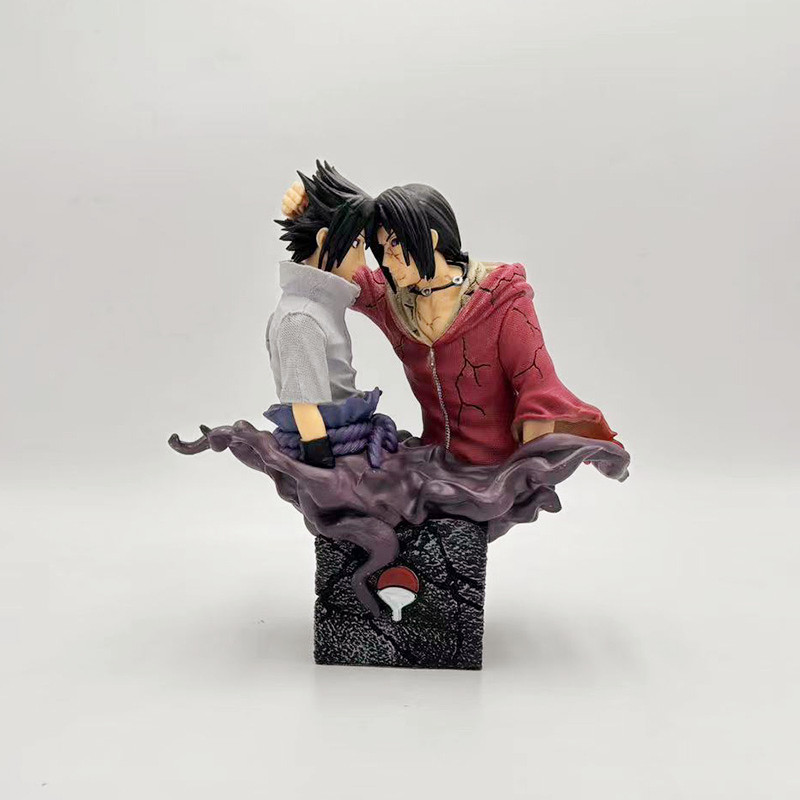 Uchiha Sasuke Itachi Gk Pvc S Anime Figure Reconciliation Figurine Collectible El Toys Doll Gift