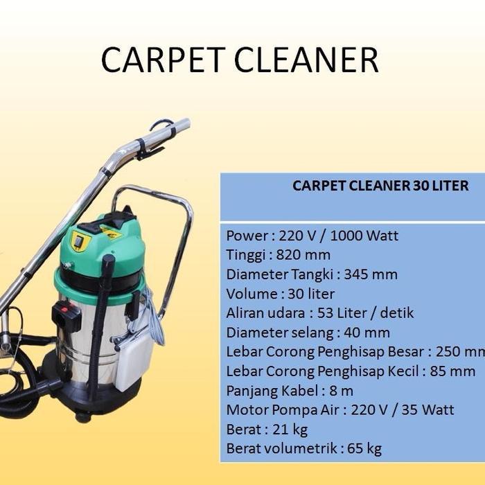 Carpet Cleaner / Vacuum Extractor Mesin Pembersih Karpet