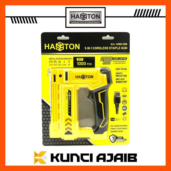 HASSTON 4090-006 Cordless Stapler - Mesin Paku Staples Tembak Baterai