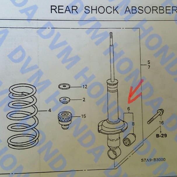 Shockbreaker Belakang Ikybi Stream