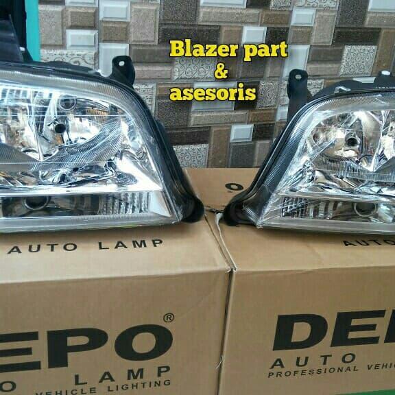 Head Lamp Lampu Depan Chevrolet Blazer Samba Bening Gress Baru