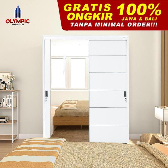 Olympic Lemari Pakaian Sliding / Lemari Baju Sliding / Lemari Sliding - WSD PALAZIO