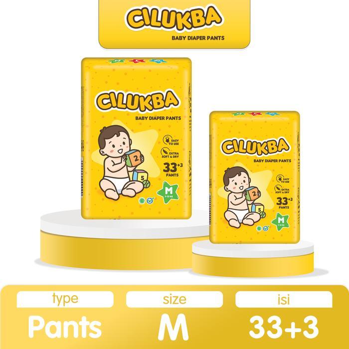Bigpack Cilukba Popok Bayi Celana Pants M 33+3 Diaper