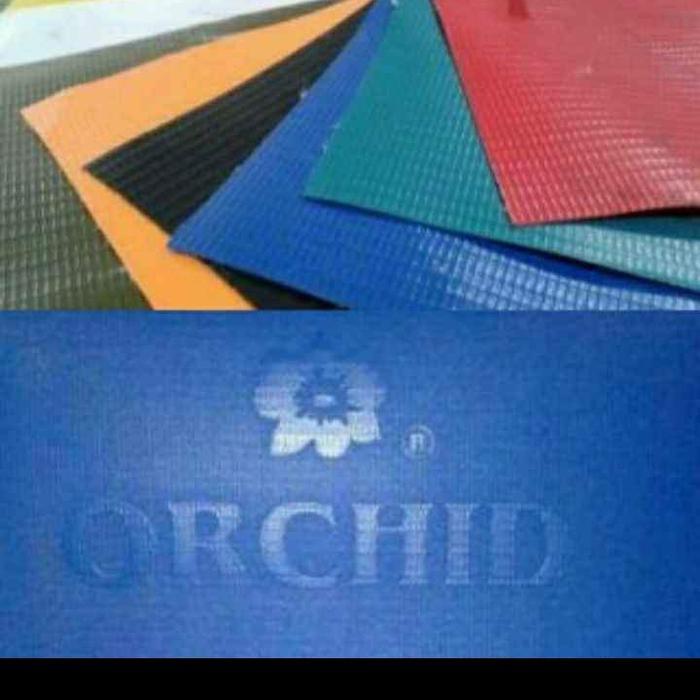terpalulin orchid terpal semi karet harga permeter persegi