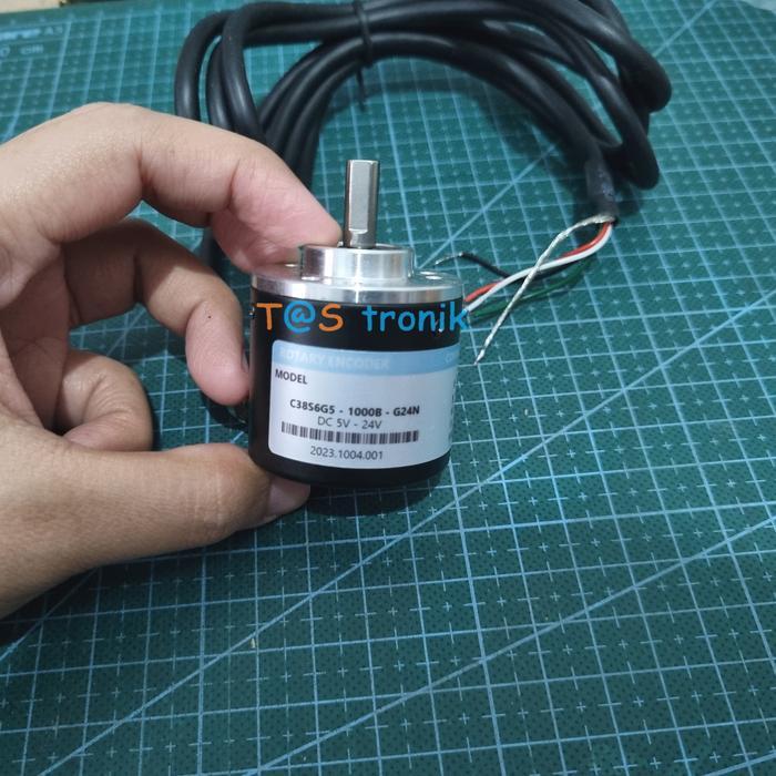 Rotary Encoder 1000P 5-24V 1000 Pulse Encoder Ab Phase Incremental