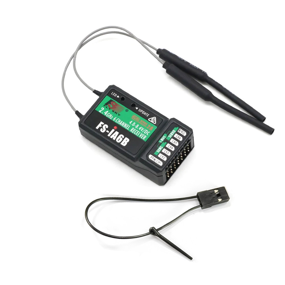 Original Flysky FS-IA6/FS-IA6B 6CH 2,4G Antena Dual RC Receptor Para Flysky FS-I6 FSI6 FS-i6