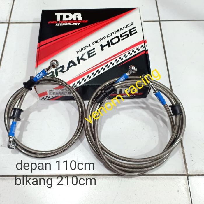 selang rem tdr set depan belakang nmax 155 non abs/ selang tdr Nmax