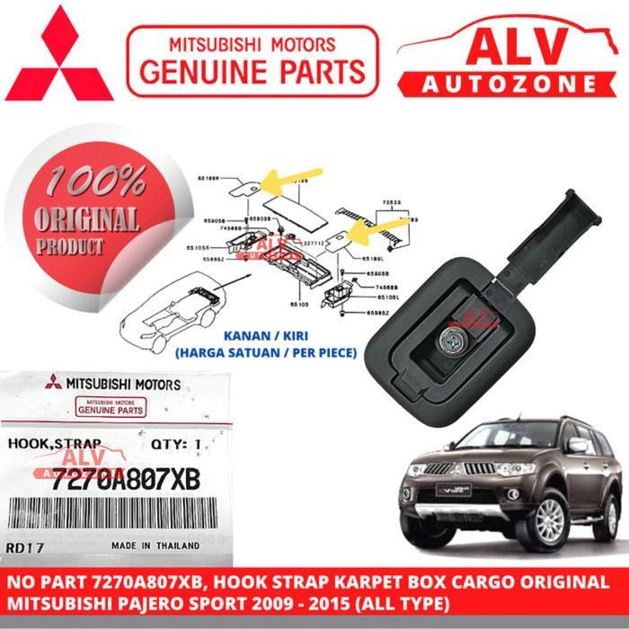 Hook Penarik Tutup Box Cargo Bagasi Asli Pajero Sport 7270A807Xb