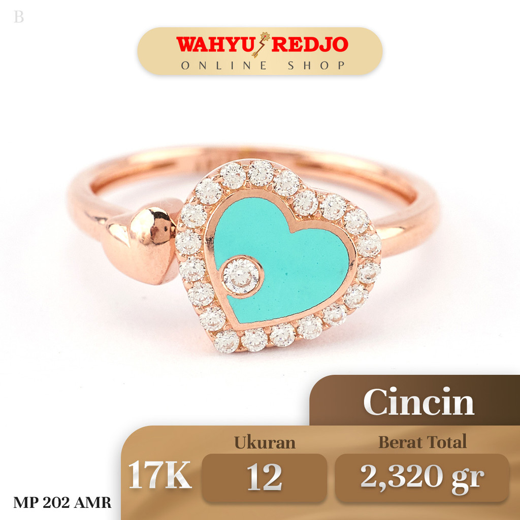 Cincin Emas AMR Kadar 17K Wahyu Redjo CC-17K 30645586PMR