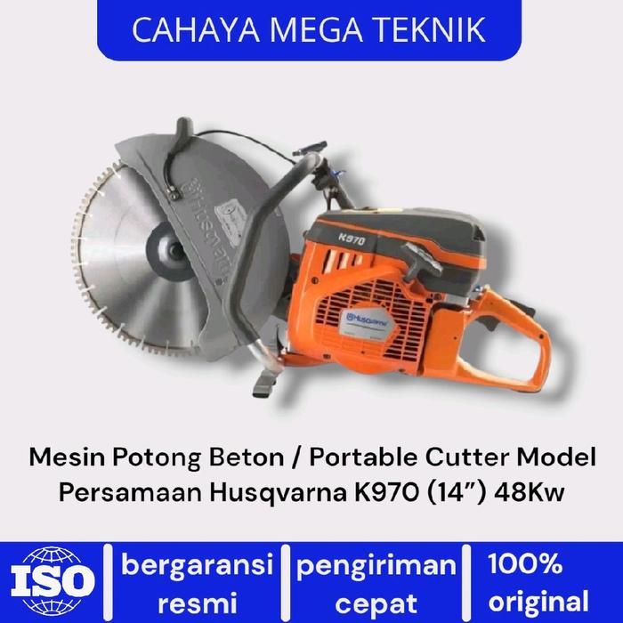 Mesin Potong Beton / Portable Cutter Model Persamaan Husqvarna K970 (14”) 48Kw