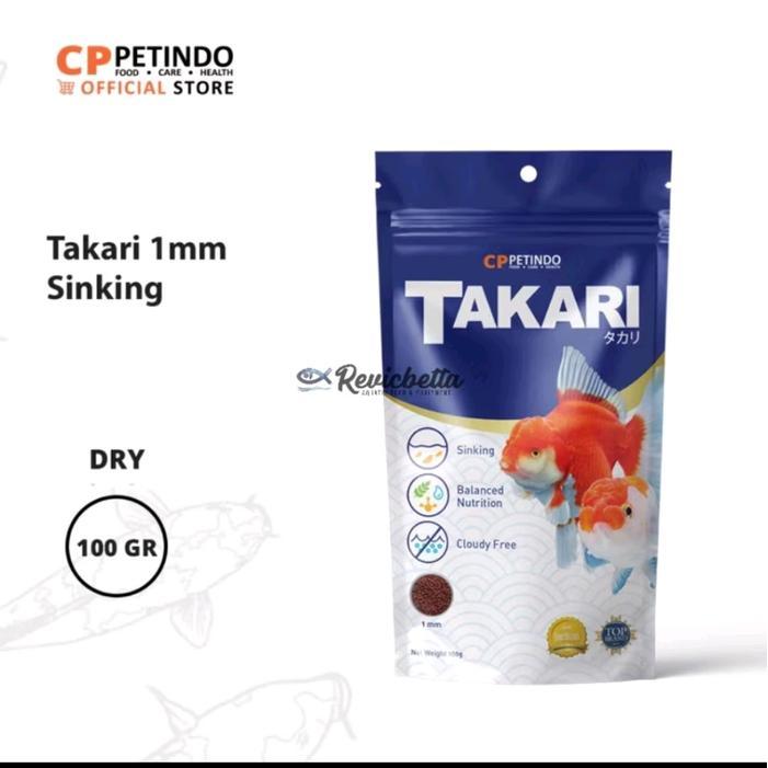 Pelet Takari tenggelam pakan goldfish koki koi ikan hias