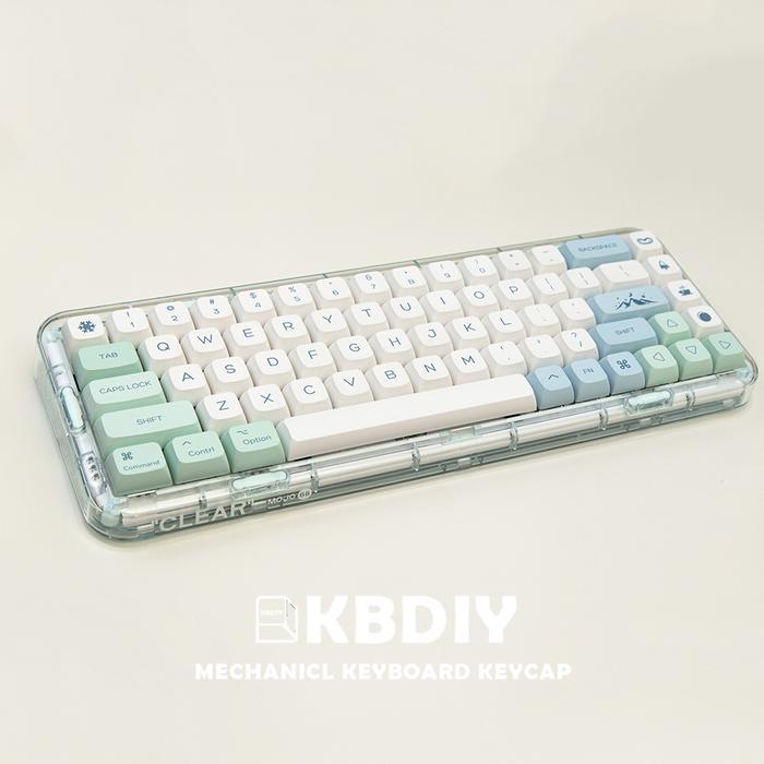 Kbdiy 134 Keys Snow Mountain Mac Apple Pbt Keycap Xda Profile Keycaps