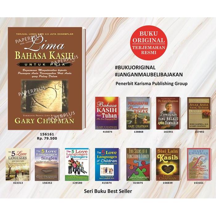 Ready Lima Bahasa Kasih untuk Pria (The 5 Love Languages Mens Edition)_Seri