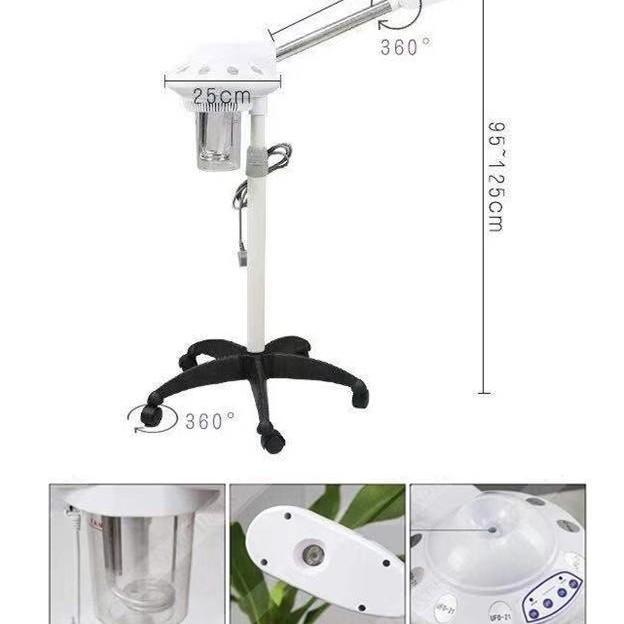 Steamer facial uap wajah vapozone standing steamer uap wajah berdiri