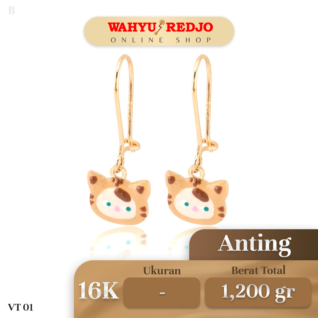 Anting Emas Kadar 6K Wahyu Redjo AN-16K 29078430
