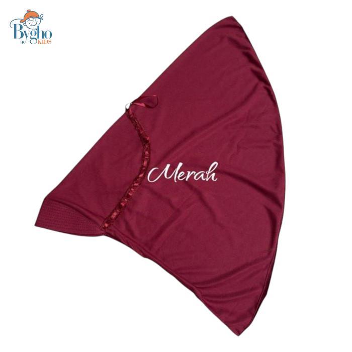 ASLI Gho_Kids Hijab Sekolah Rabbani Kw Anak Muslim Pita Instan Kerudung Anak SD SMP SMA Ukuran S M L