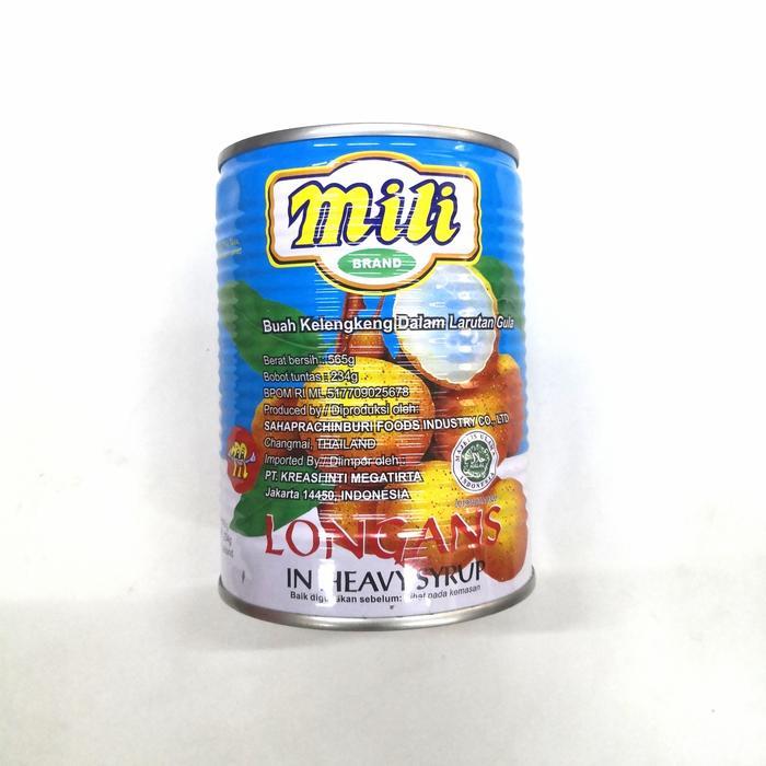 mili longan buah kaleng sirup