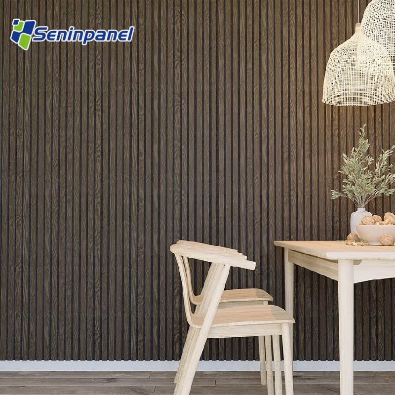 seninpanel Non-toxic Harmless Akupanel Modern Design MDF Acoustic Wood Panel Wall Ceiling