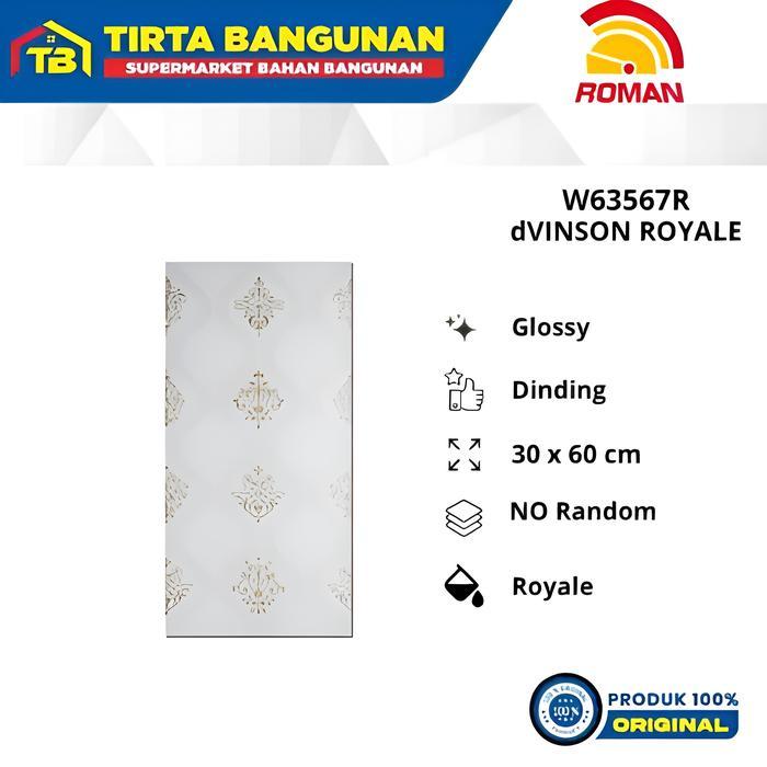 . ROMAN KERAMIK 30X 60 CM WALL TILE W63366R dMINUET BIANCO KERAMIK DINDING KW 1 Kayu Black Glossy