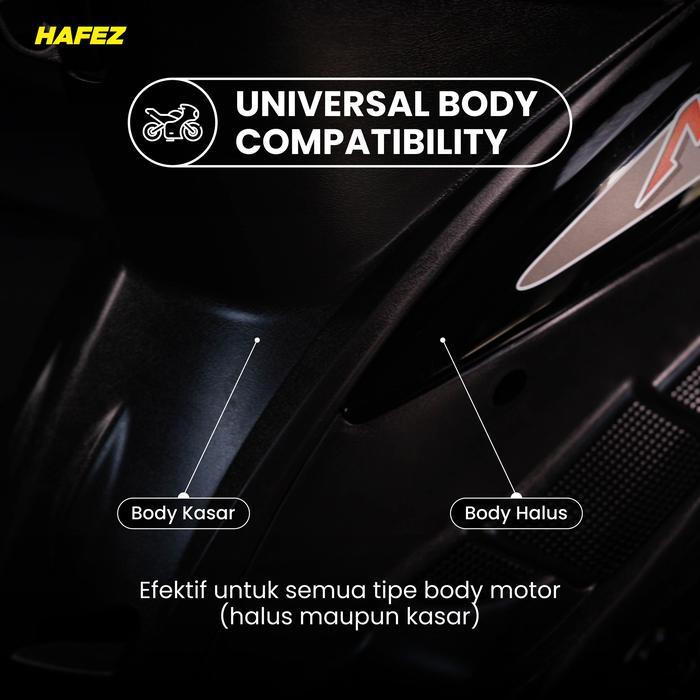 Hafez Bundling 3 Restorer Pengkilap Dan Penghitam Body Motor Kendaraan Car Semprot Paint Pasti Ori