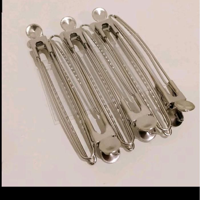 Jepitan Roll Rambut Besar Jumbo Jepitan Bebek Jepitan Rambut Stainless Besi jepit bintang