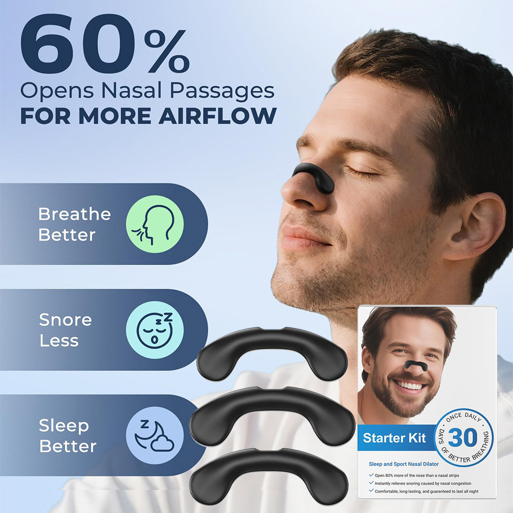 Nasal Dilator Sleep Nasal Breathing Dilators Starter Kit Nose Breathe Strips Nasal Strips Reduce