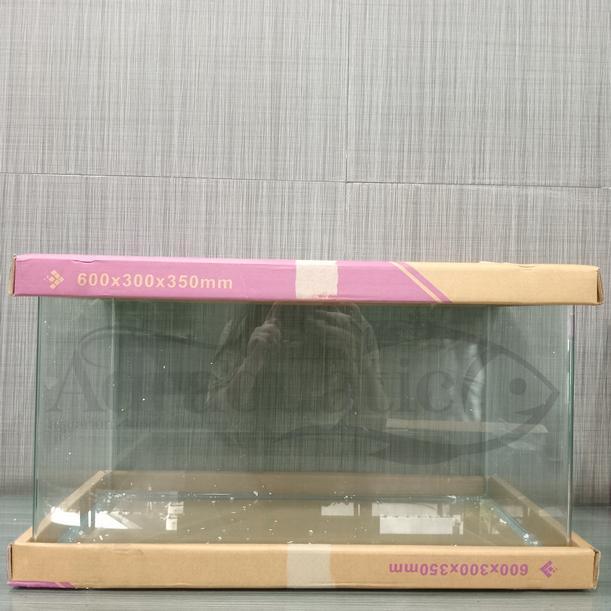 Sale Terlaris Aquarium Bending Lepet 60Cm Uk. 60X30X35 Cm Akuarium Kaca Sisi Lengkung