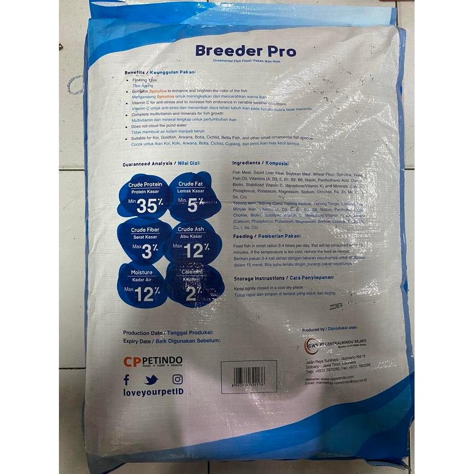 CP BREEDER PRO 10 KG PAKAN KOI