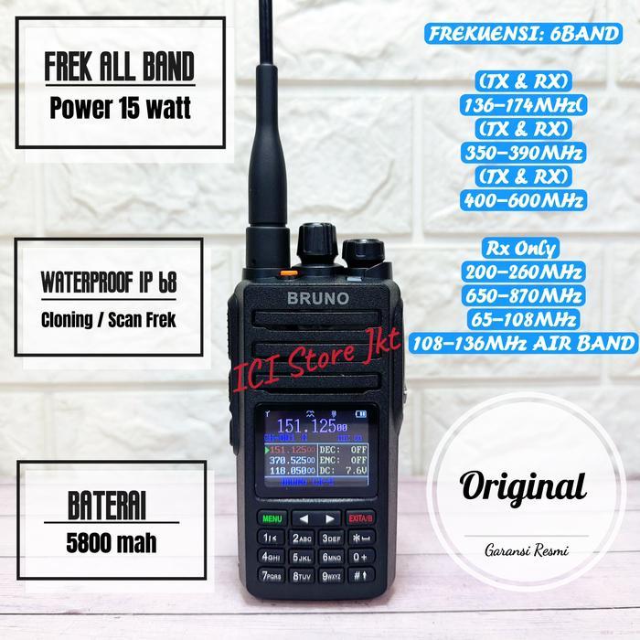 HT BRUNO CX 9 ORIGINAL GARANSI RESMI / HT ALL BAND 15 WATT