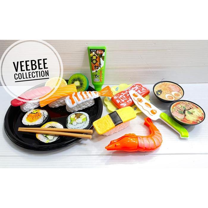 Mainan Sushi Anak Set/ Mainan Masak Masakan Sushi / Mainan Masakan