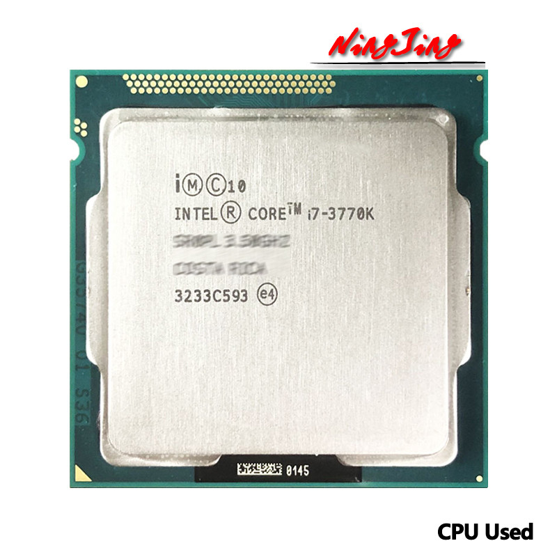 Used Intel Core i7-3770K i7 3770K 3.5 GHz 8M 77W LGA 1155