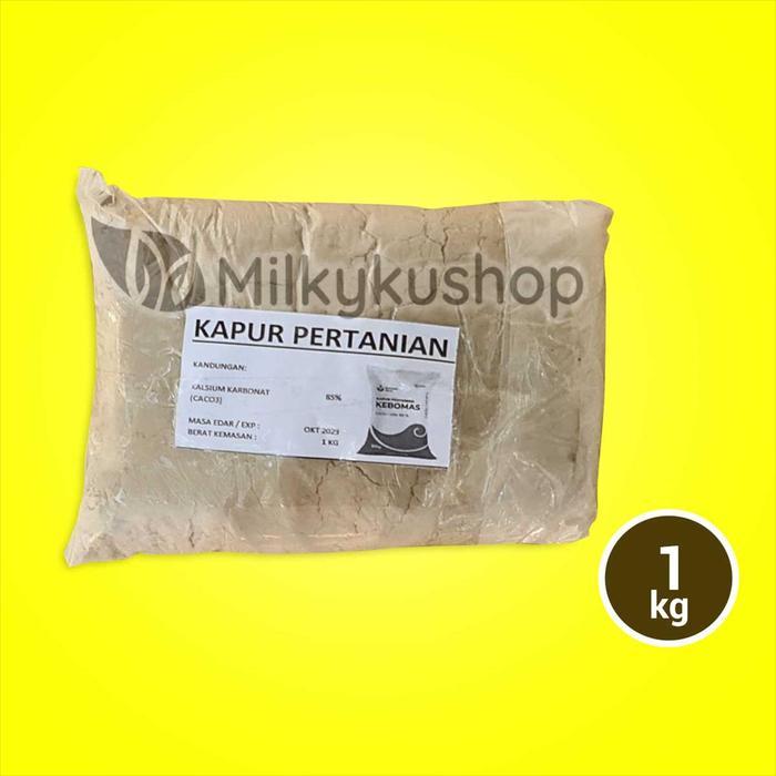 "New" PUPUK KAPUR PERTANIAN KAPTAN DOLOMIT DOLOMITE KEBOMAS ALAS GECKO REPACK 1 KG