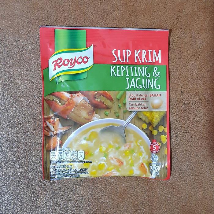 "New" Royco Sup Krim Kepiting & Jagung 44 gr cream soup 44gr