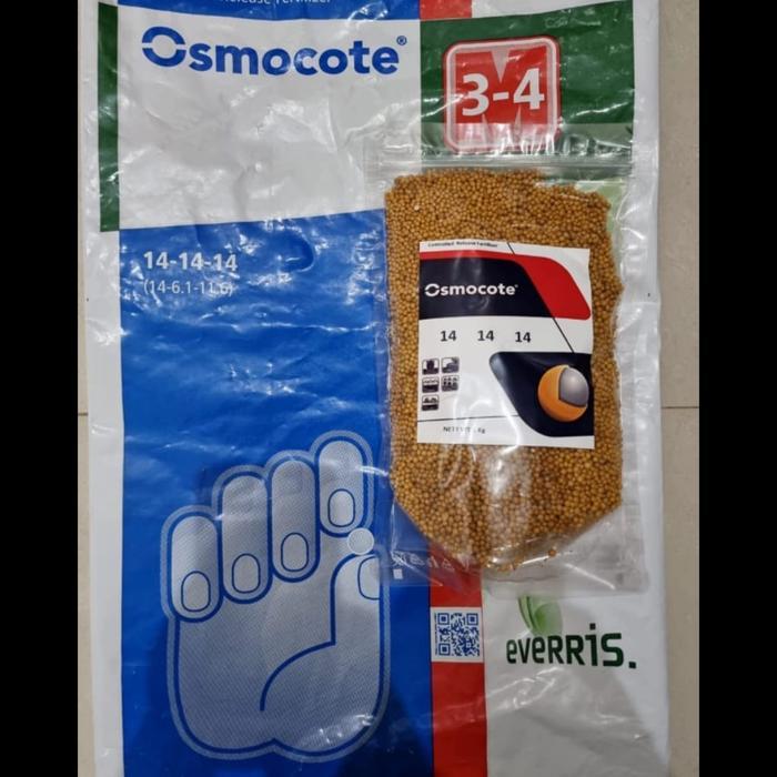 "New" pupuk osmocote 14 14 14 seimbang repack 50 gram, pupuk slow release