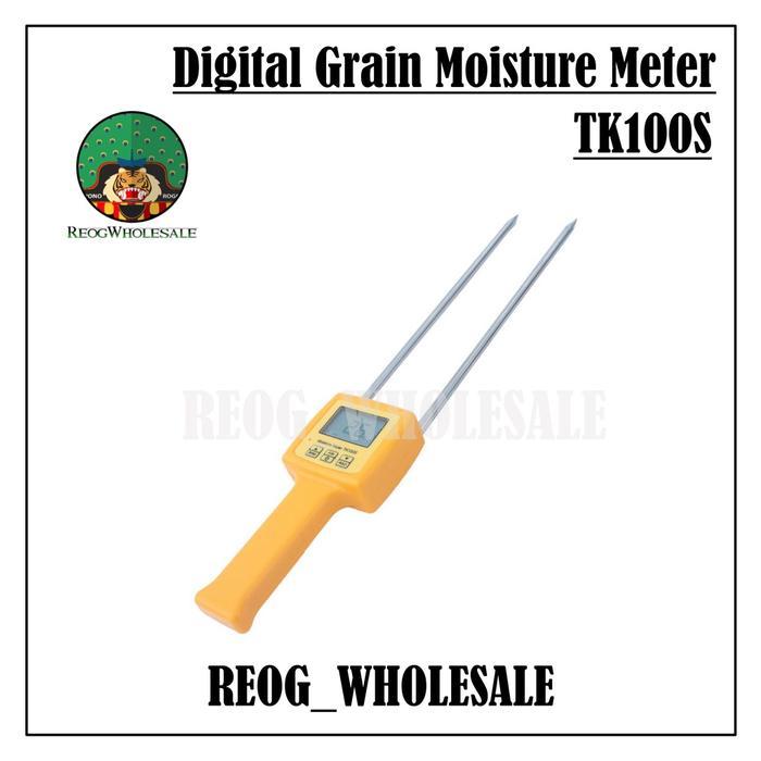 Tk100S Digital Grain Moisture Meter Pengukur Kadar Air Untuk Biji/Bubuk