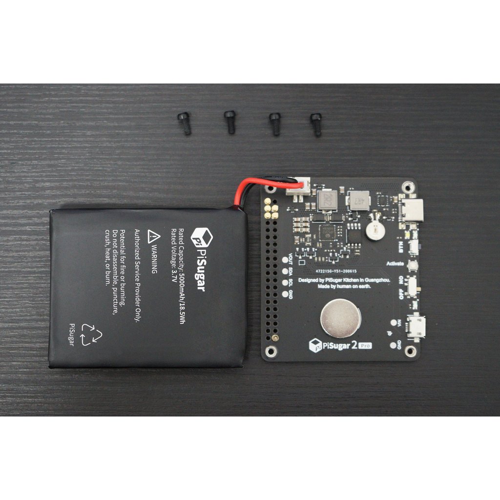 Pisugar 2 Pro Battery for Raspberry Pi 3B 3B+ 4B