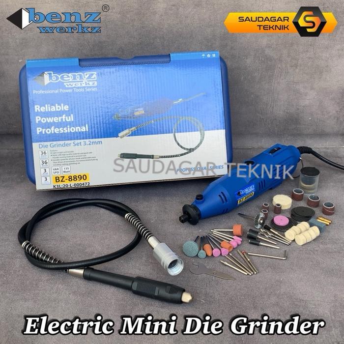Mini Die Grinder Benz Mesin Bor Tuner Gerinda Mini Set Koper Benz Listrik