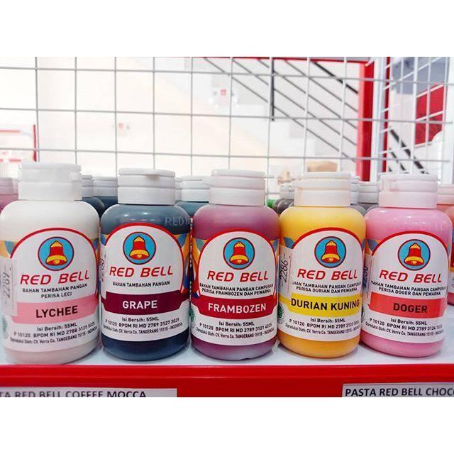 (6 Pcs X 55Ml) Redbell Pasta Aneka Varian Rasa (Perisa & Pewarna) Pasta Matcha Kemasan Pasta Rasa